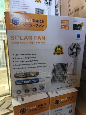 Solar Rechargeable Fan Available