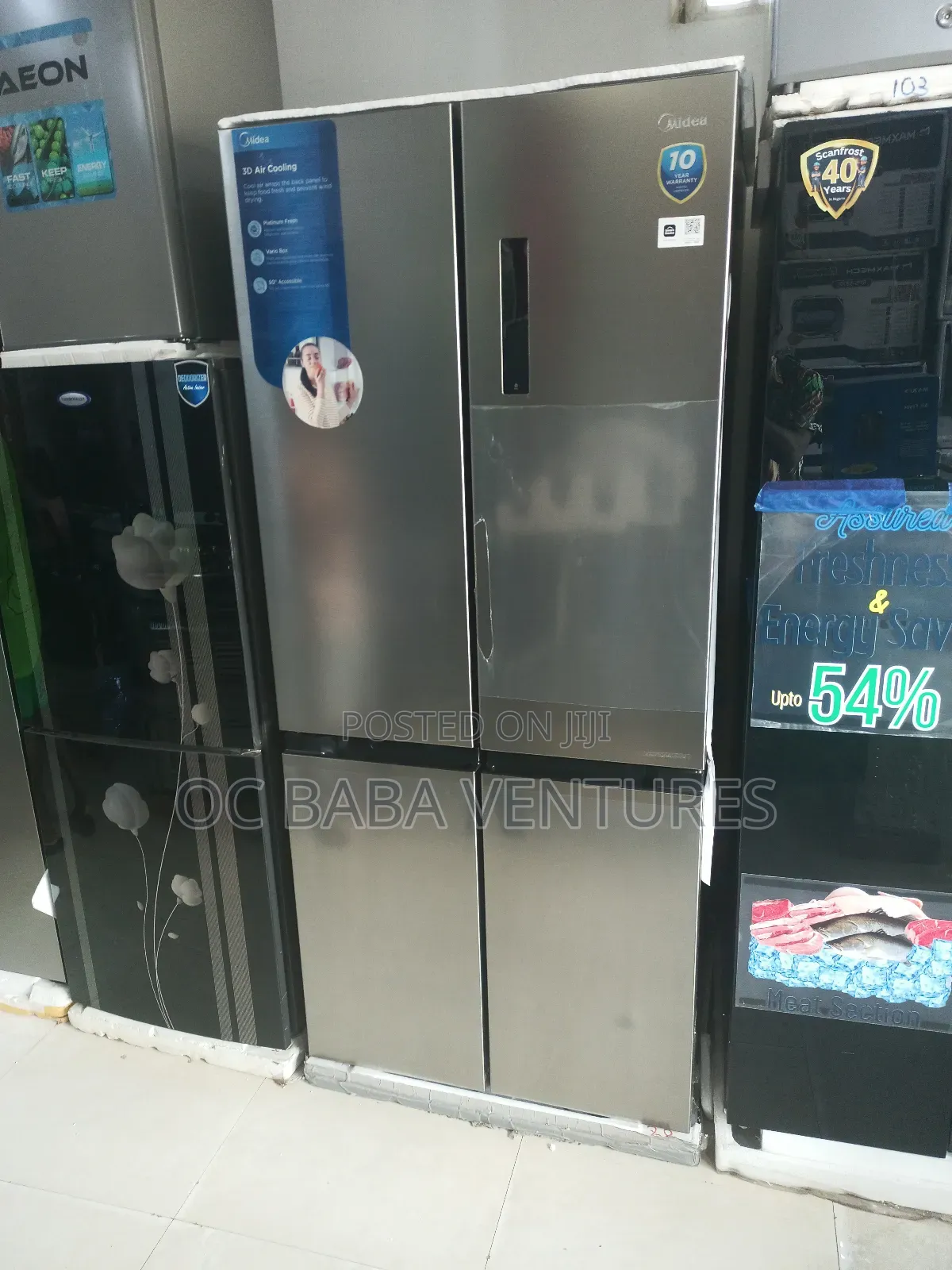 Midea Refrigerator Bottom Freezer