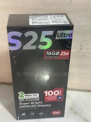 New Itel S25 Ultra 256 GB Black