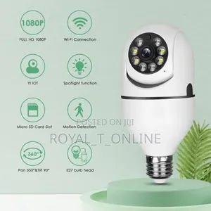 Wifi Cctv Bulb Camera. Panorama Spy Camera In Abuja