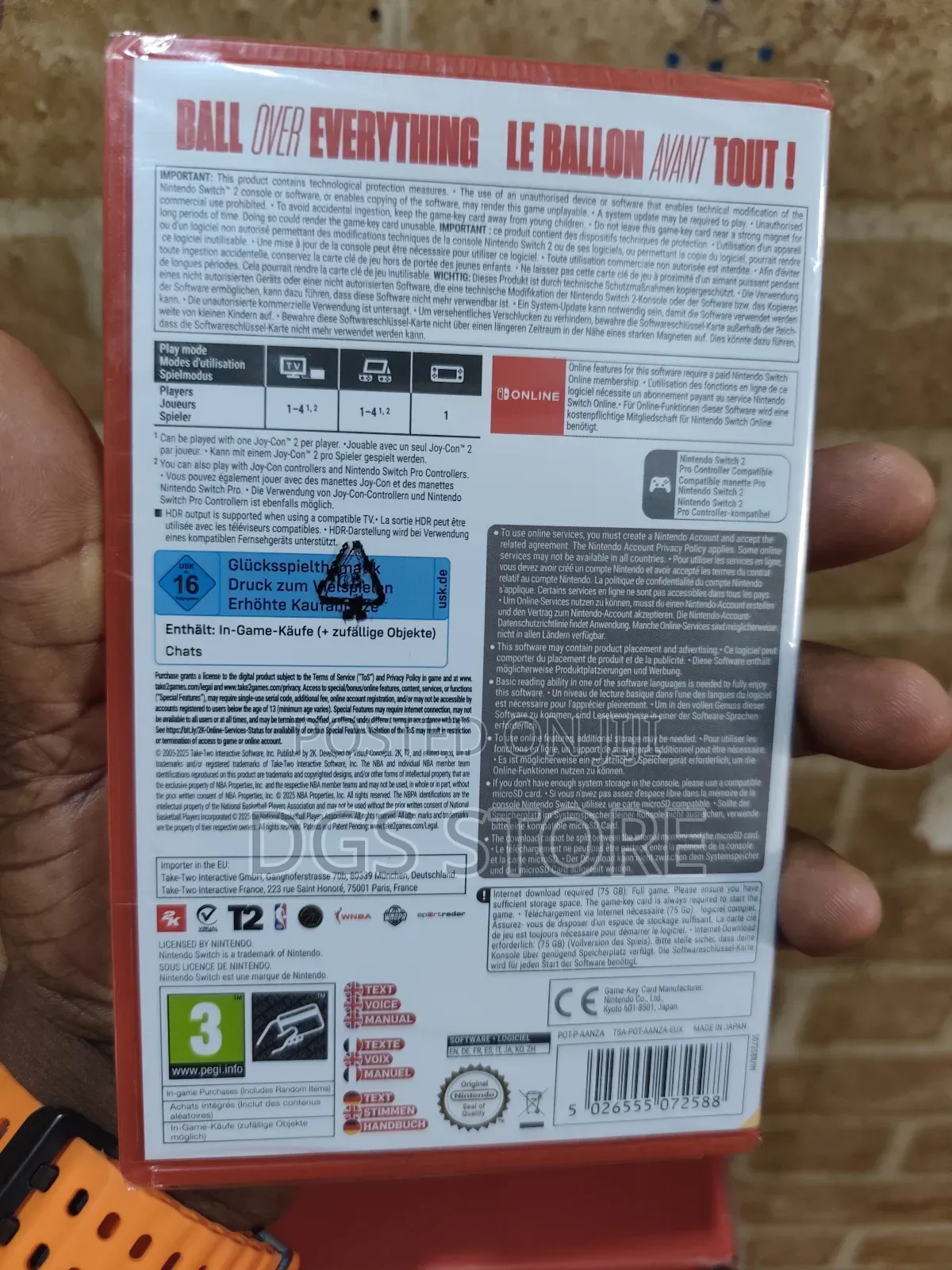 Nintendo Switch 2 Nba 26 Game (2025)