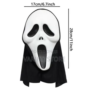 Halloween Scary Ghost Mask Adults Kid Funny Scream Masks