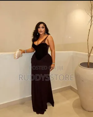 Luxury Velvet Corset Evening Gown