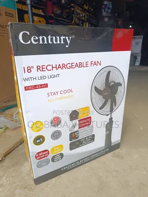 Century 18" Rechargeable Standing Fan