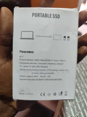 2tb Portable SSD - Phone Compatible