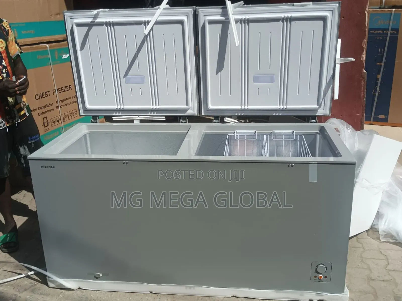 New Hisense Doube Double Chest Freezer