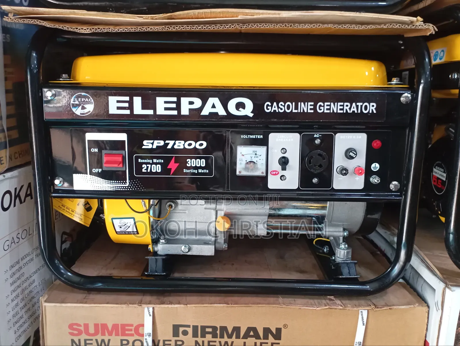 Elepaq Generator Sp7800