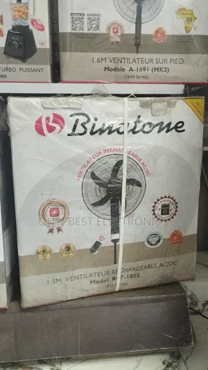 Binatone 18" Ac/Dc Rechargeable Standing Fan + Remote Control Rcf-1855