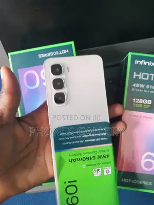 New Infinix Hot 60i 128 GB White