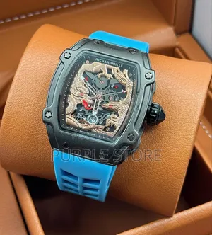 Richard Mille Quality Rubber Strap Wristwatch in Different Colours