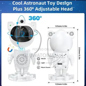Astronaut Starlight Projector Led And  Bluetooth Speaker