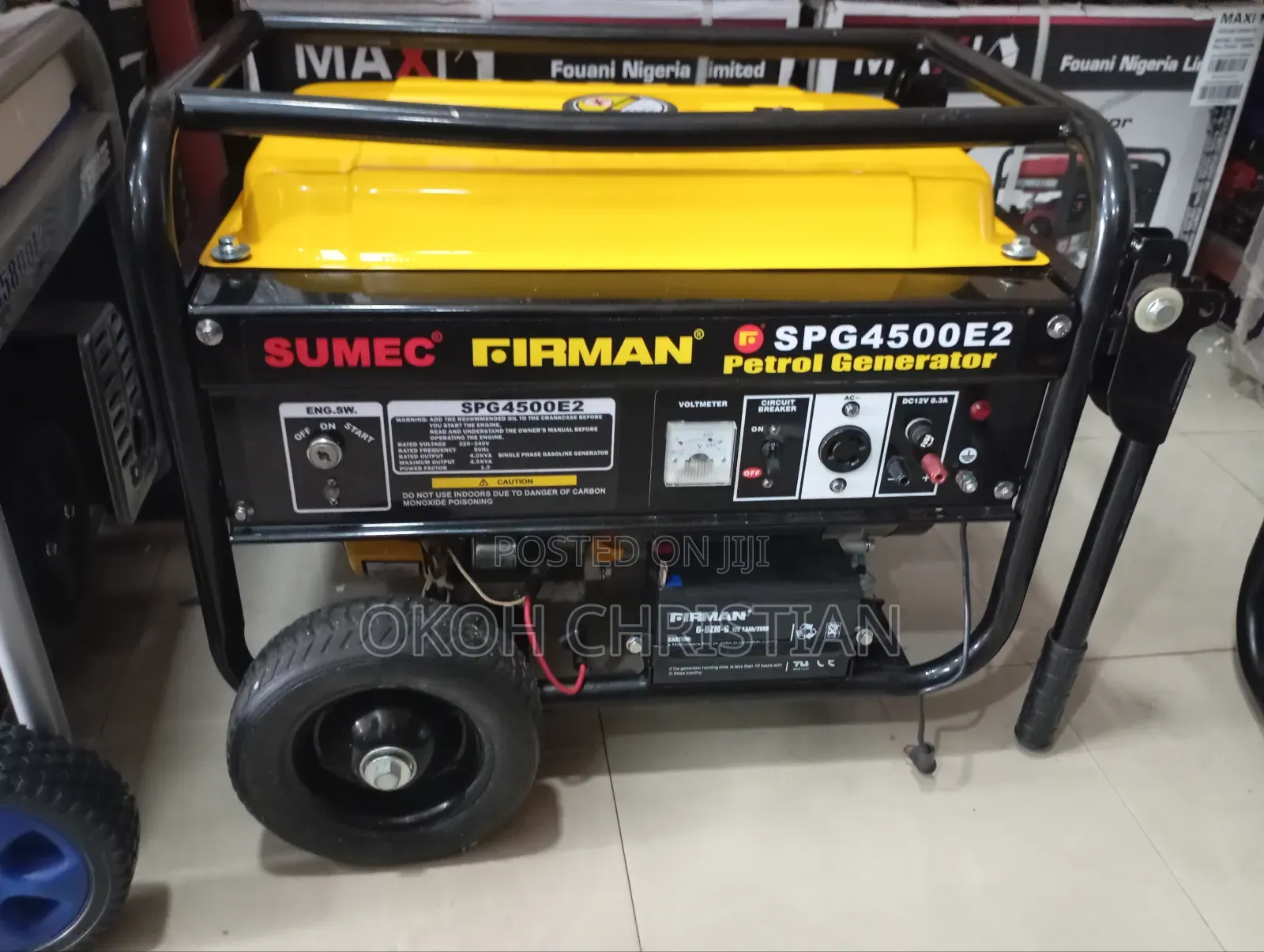 Sumce Firman Generator Spg4500