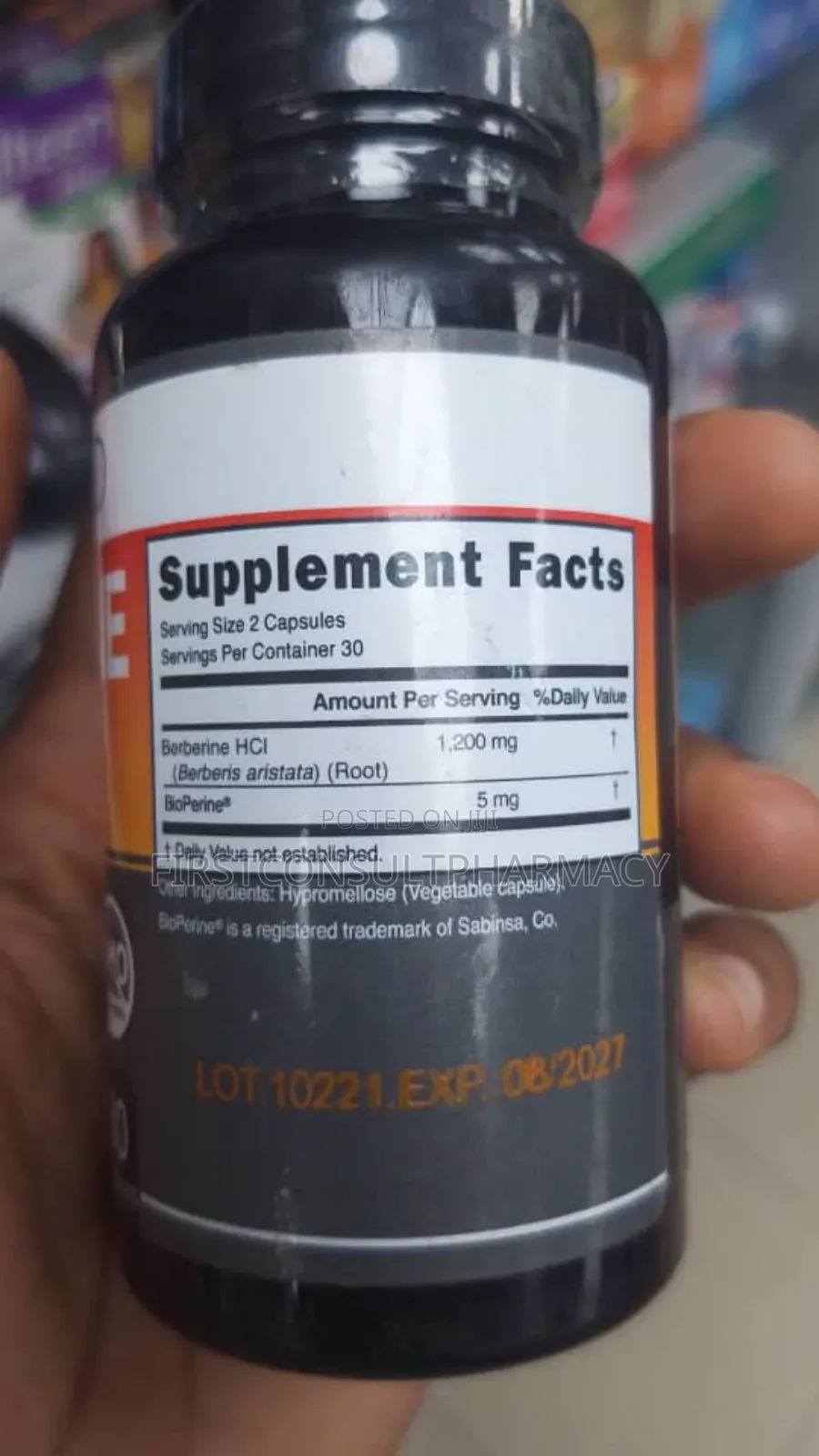 Sugarmd Berberine 1200 X 60