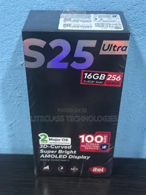 New Itel S25 Ultra 256 GB Black
