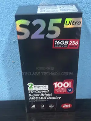 New Itel S25 Ultra 256 GB Black