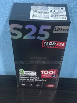 New Itel S25 Ultra 256 GB Black