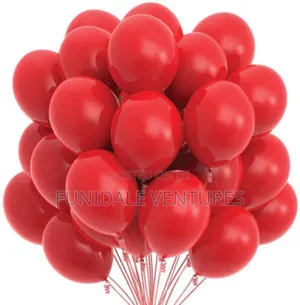 10" Red Latex Balloons 100pack