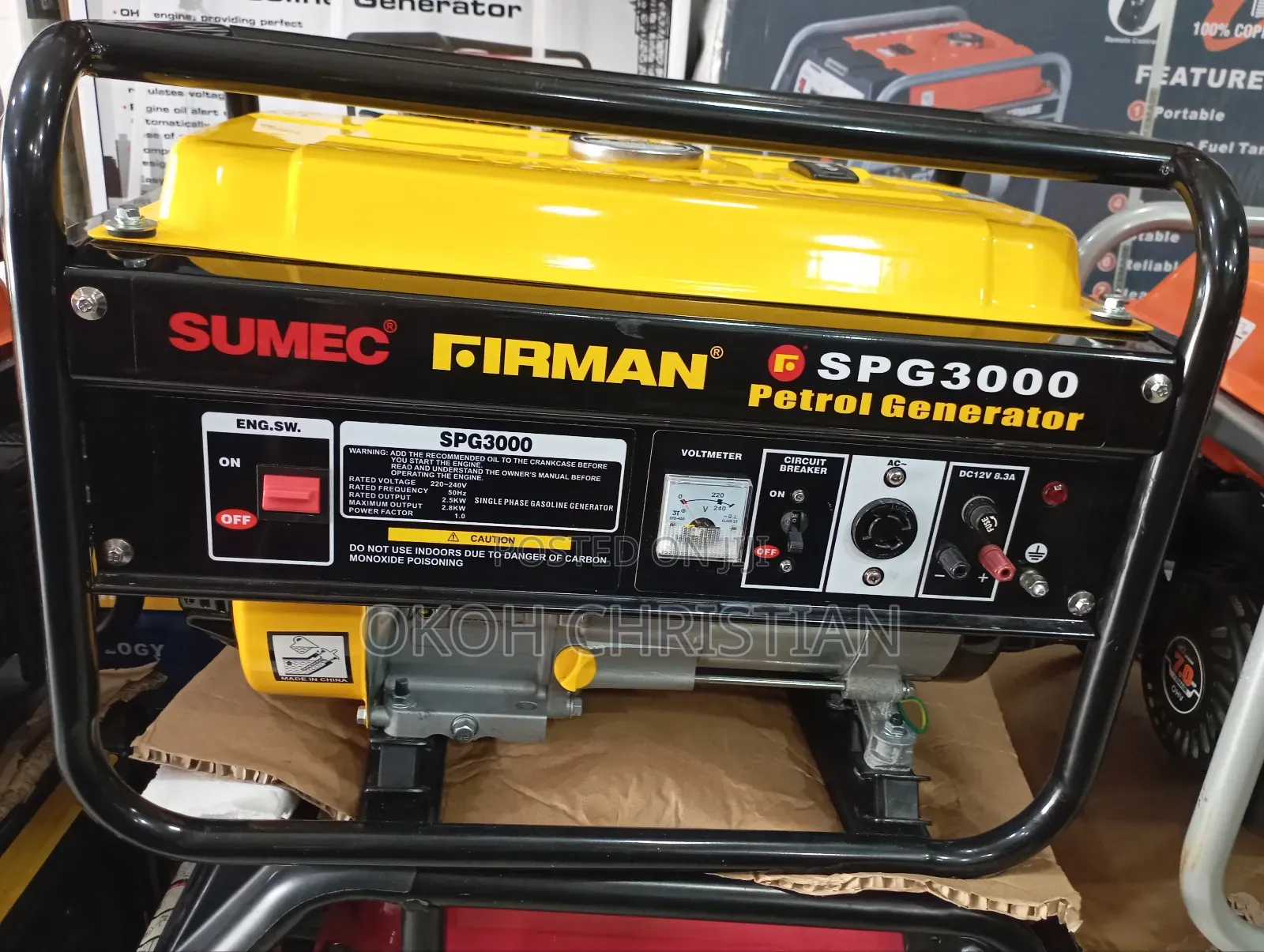Sumce Firman Generator Spg3000