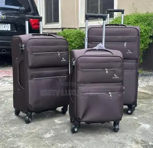 Pure Leather Travel Box . Set of Three