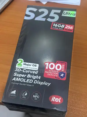 New Itel S25 Ultra 256 GB Black