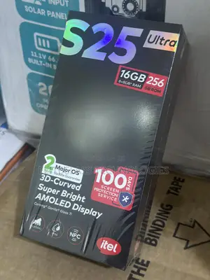 New Itel S25 Ultra 256 GB Black