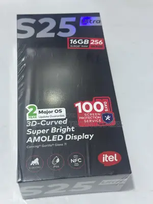 New Itel S25 Ultra 256 GB Black