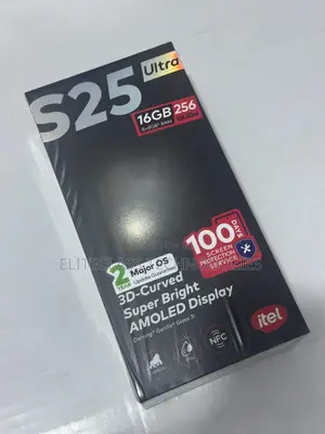 New Itel S25 Ultra 256 GB Black