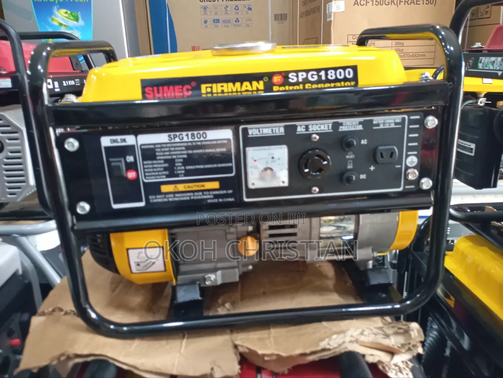 Sumce Firman Generator Spg1800