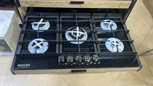 5 Burner Built-in Gas Cooker With Safety Device And Auto Ignition