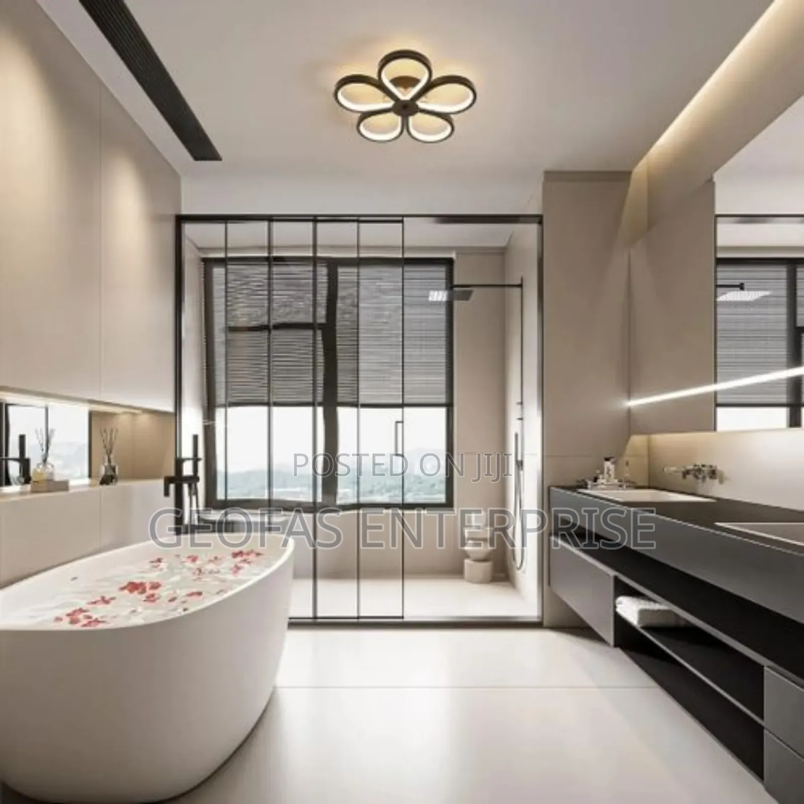 High Simple Modern Design Star Chandelier
