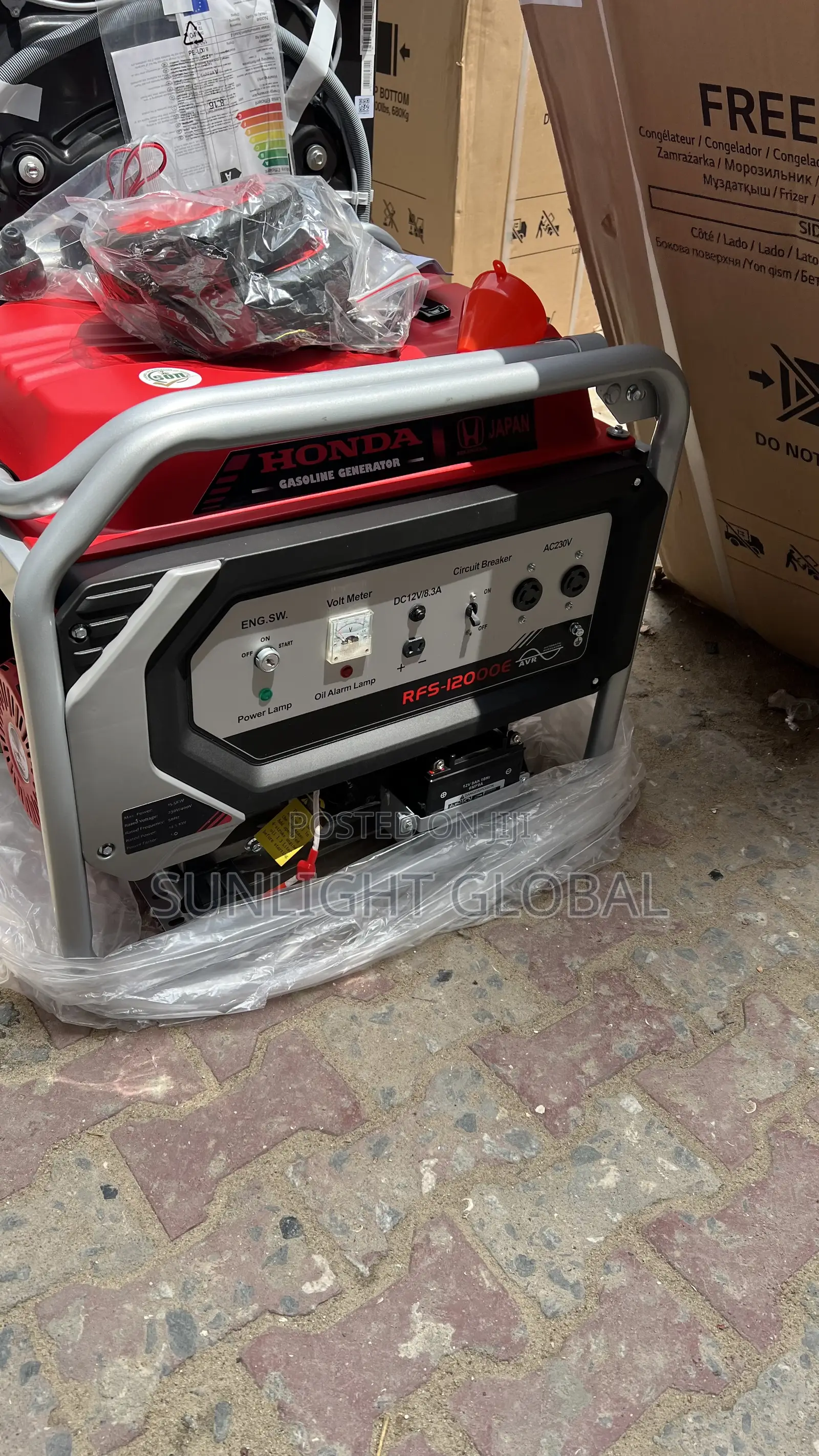 Honda 100% Copper Generator 8kva