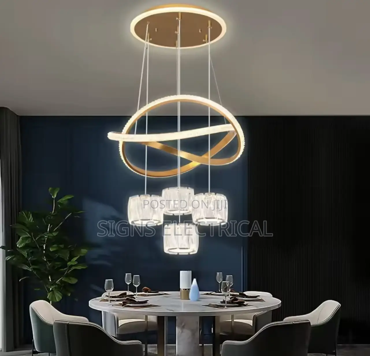 Modern Dining Room Led Chandelier Lighting