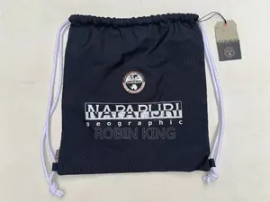 Napapijri Drawstring Backpack Bag Size 16.5 X 15 Inches