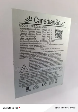 Canadian Solar Panel 450watts