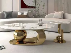Luxury Center Tables With Side Stools