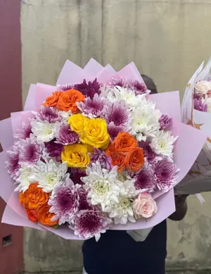 Mixed Flowers/Fresh Mixed Bouquet of Flowers/Real Rose
