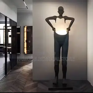 Unique Human Sculpture Floor Lamp