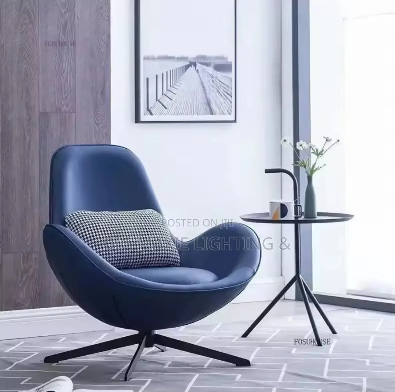 Light Luxury Rotating Leisure Sofa Chair
