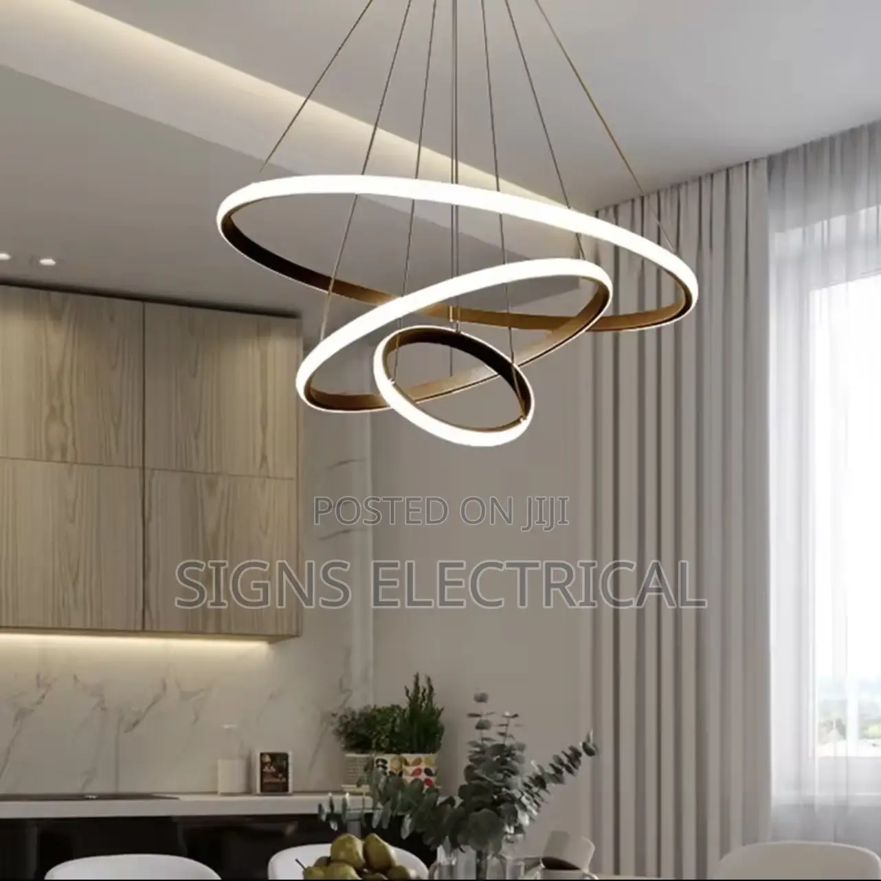 Warm Light Led Pendant Chandelier