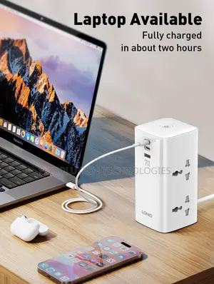 70w Ldnio Multifunctional Desktop 2500w Tower Extension Socket Sc4383