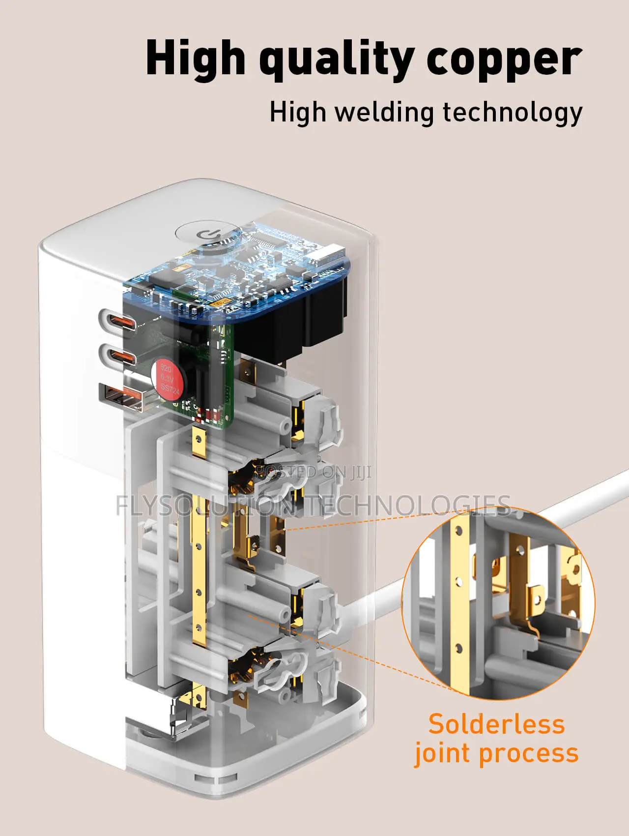 70w Ldnio Multifunctional Desktop 2500w Tower Extension Socket Sc4383