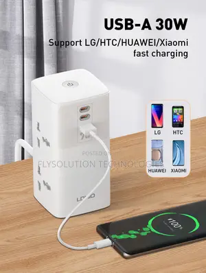 70w Ldnio Multifunctional Desktop 2500w Tower Extension Socket Sc4383