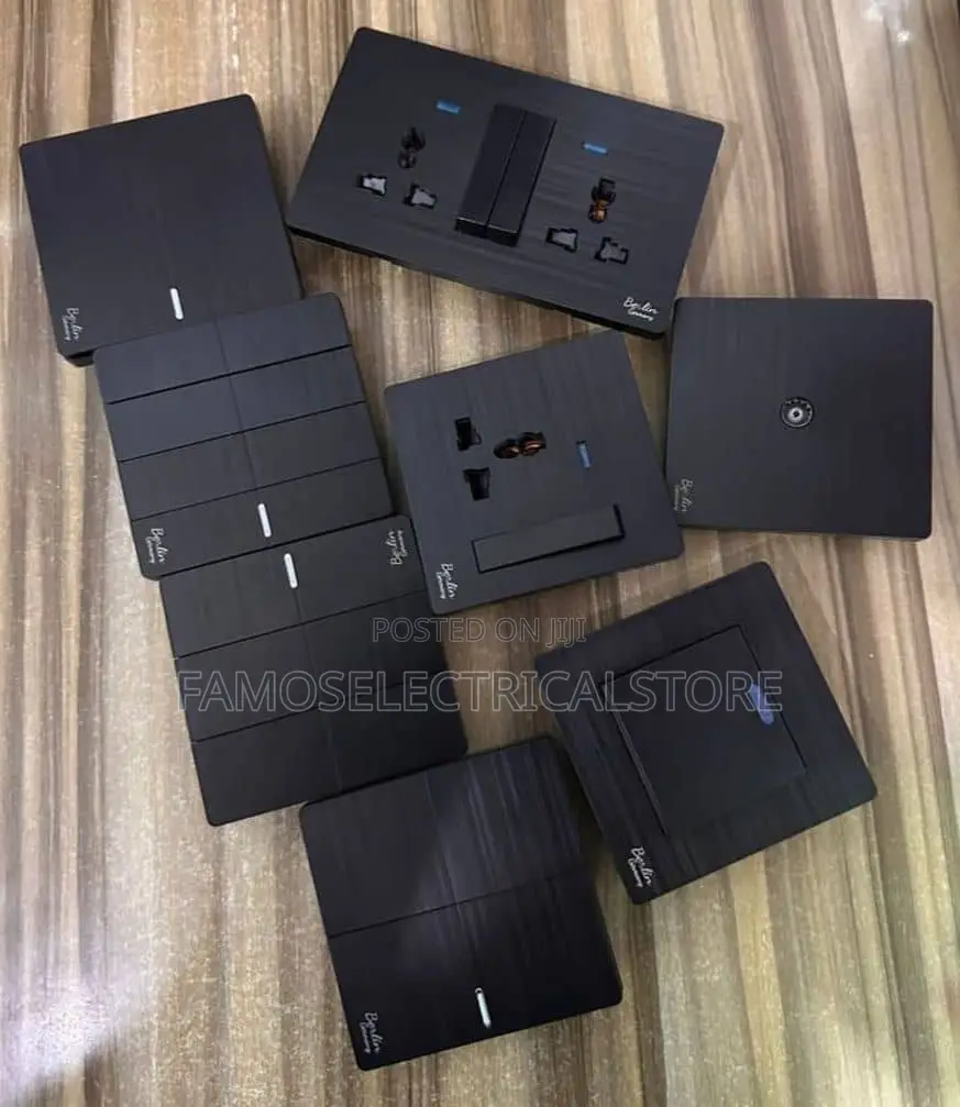 Black Switches and Socket