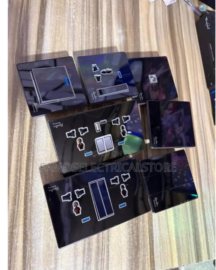 Black Switches and Socket