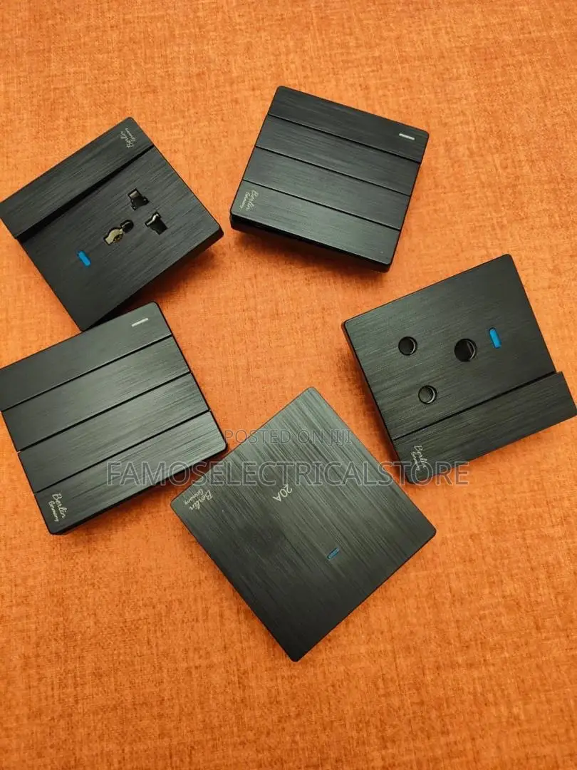 Black Switches and Socket