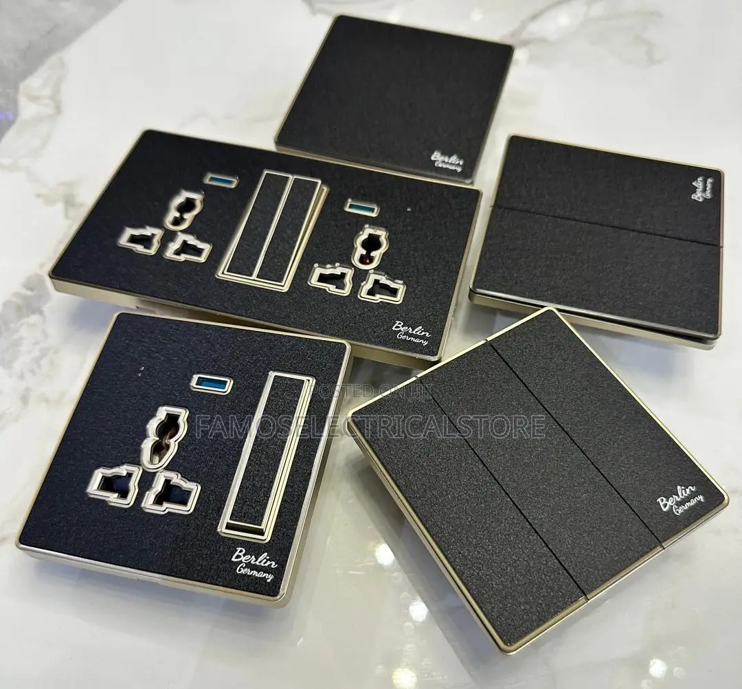 Black Switches and Socket