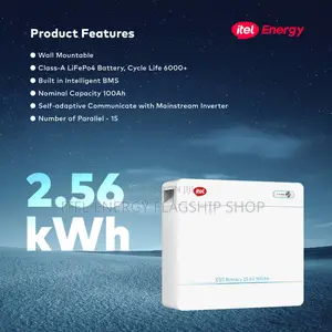 Itel Energy 2.56kwh Lithium Battery