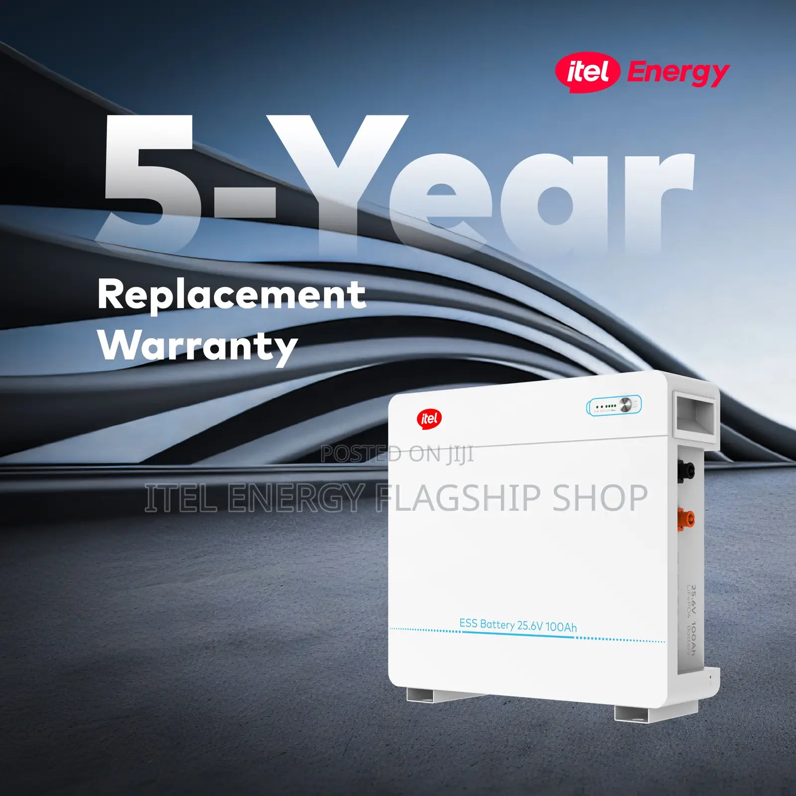 Itel Energy 2.56kwh Lithium Battery