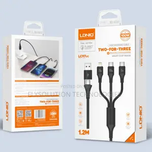 Ldnio Lc97uc Two-for-Three 100w 1.2m Fast Cable