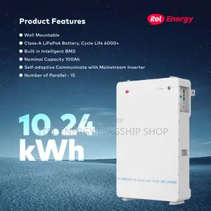 Itel Energy 10.24kwh Lithium Battery